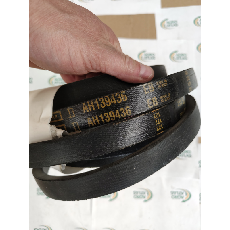 Пас клиновий (привід бітера) (L=2000.00 мм, комплект з 2-х шт, HC) AH139436 Пас клиновий (привід бітера) (L=2000.00 мм, комплект з 2-х шт, HC) AH139436