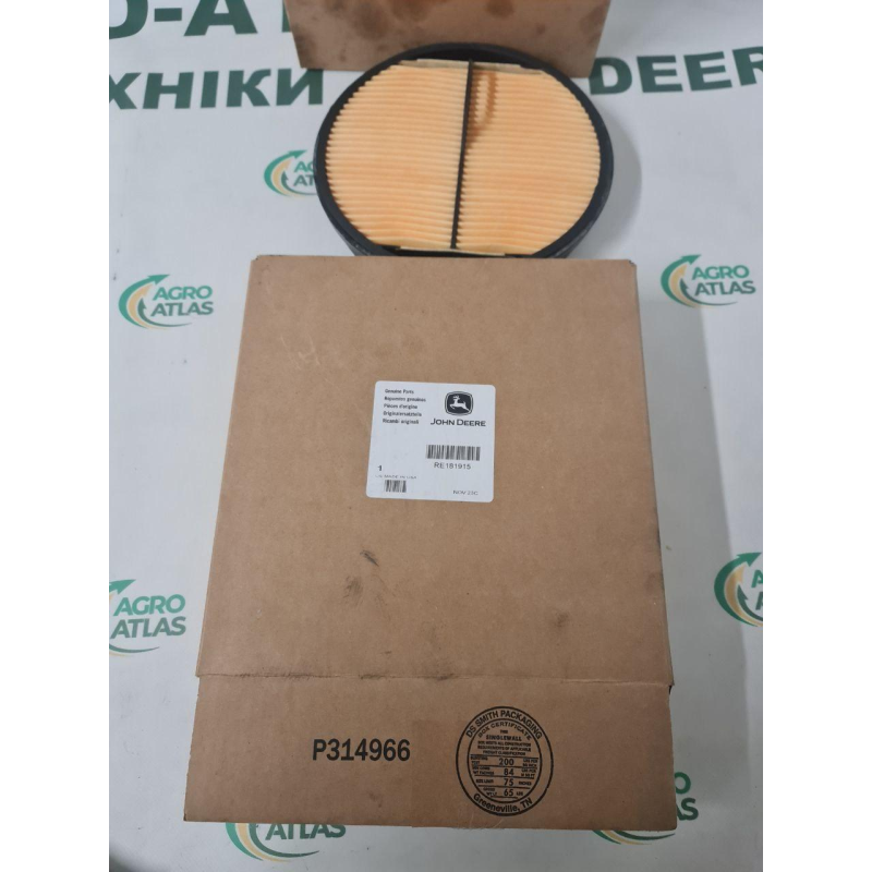 Фільтр John Deere, повітряний (вторинний) RE181915
